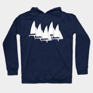 470 Sailboats Racing Hoodie